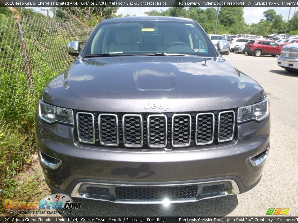 2018 Jeep Grand Cherokee Limited 4x4 Granite Crystal Metallic / Black/Light Frost Beige Photo #6