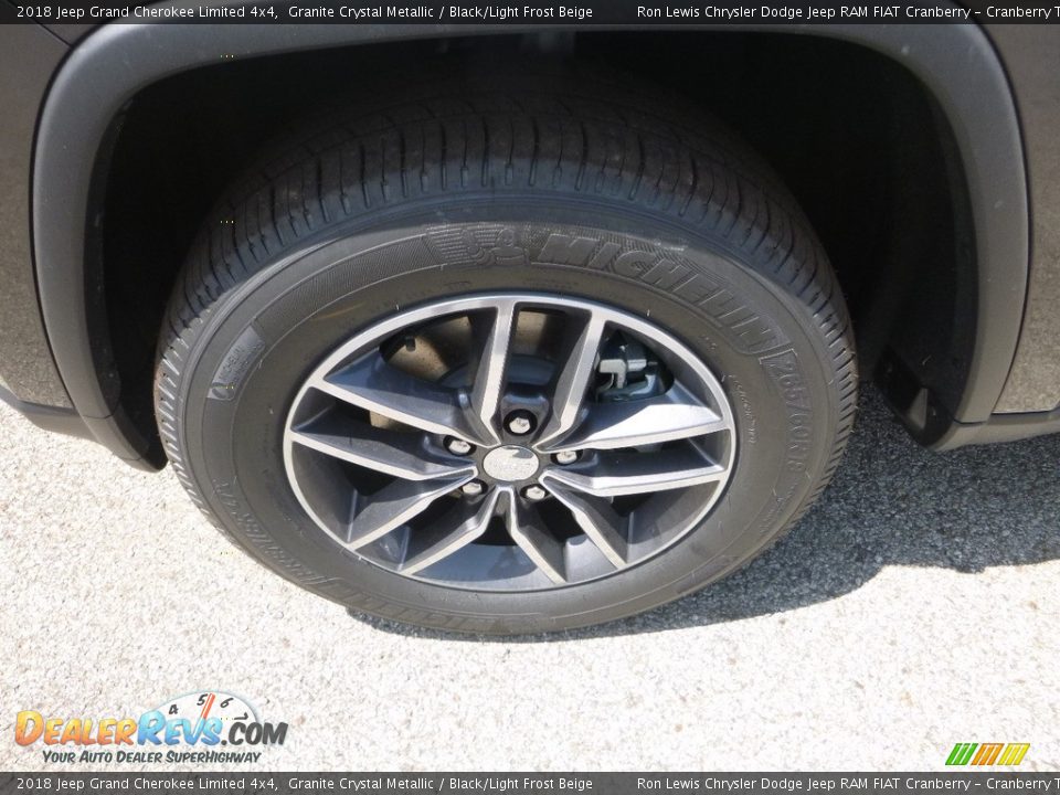 2018 Jeep Grand Cherokee Limited 4x4 Granite Crystal Metallic / Black/Light Frost Beige Photo #7