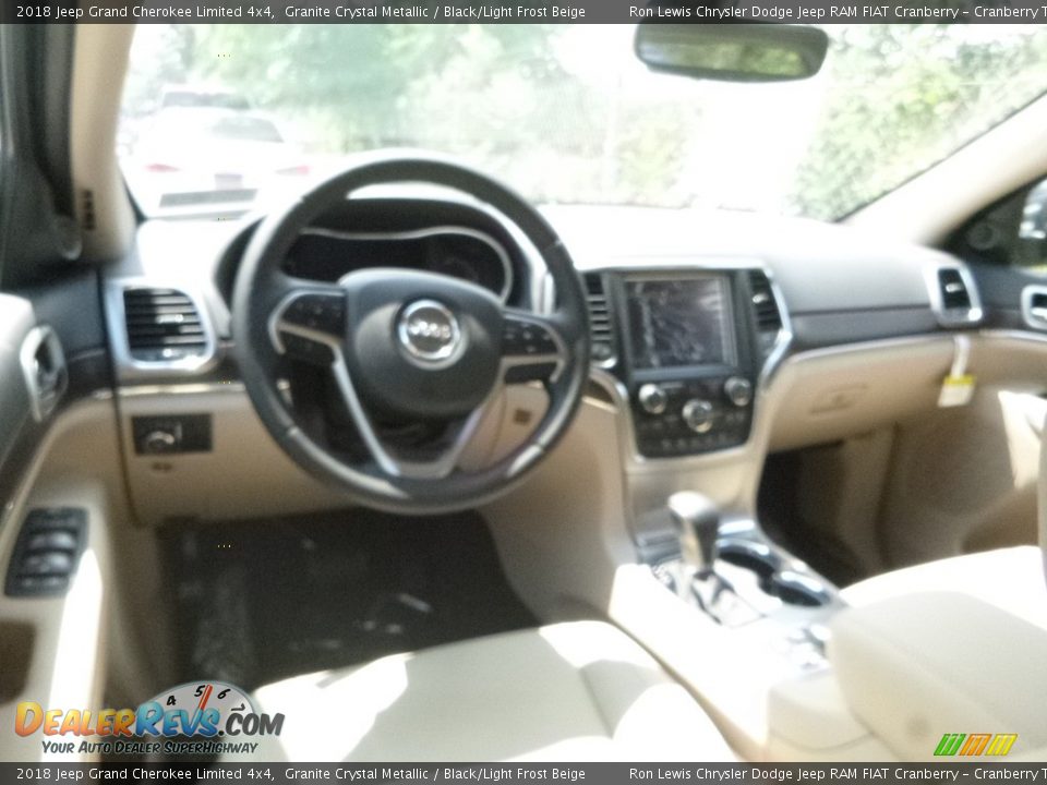 2018 Jeep Grand Cherokee Limited 4x4 Granite Crystal Metallic / Black/Light Frost Beige Photo #9