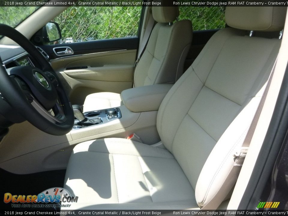 2018 Jeep Grand Cherokee Limited 4x4 Granite Crystal Metallic / Black/Light Frost Beige Photo #12