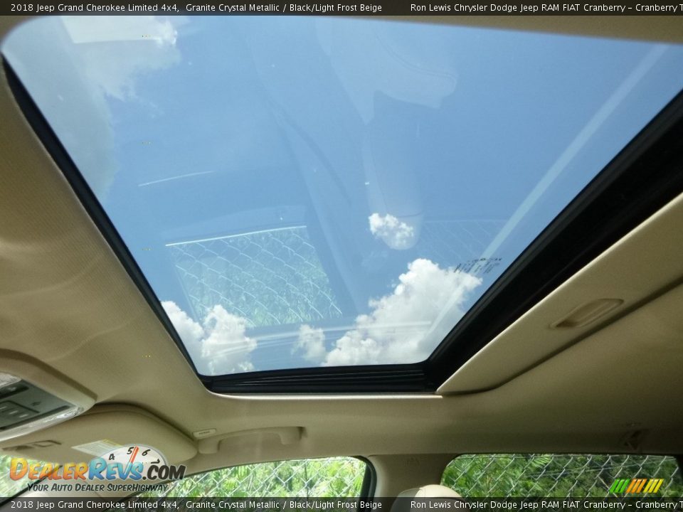 2018 Jeep Grand Cherokee Limited 4x4 Granite Crystal Metallic / Black/Light Frost Beige Photo #13