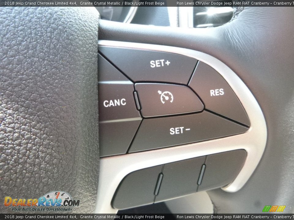 2018 Jeep Grand Cherokee Limited 4x4 Granite Crystal Metallic / Black/Light Frost Beige Photo #16