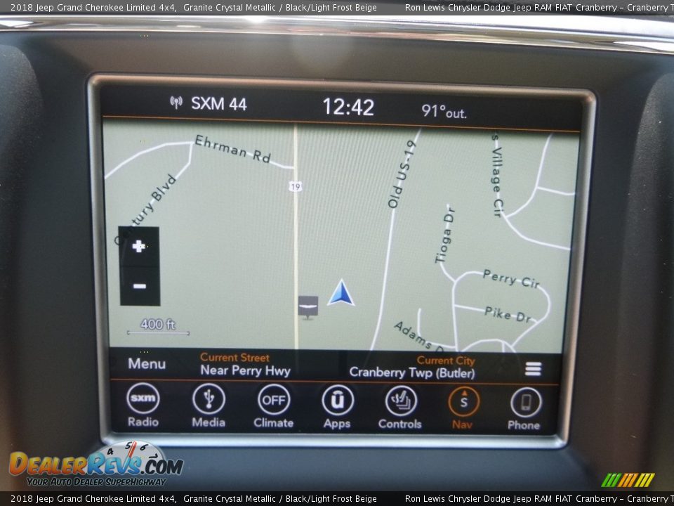2018 Jeep Grand Cherokee Limited 4x4 Granite Crystal Metallic / Black/Light Frost Beige Photo #20