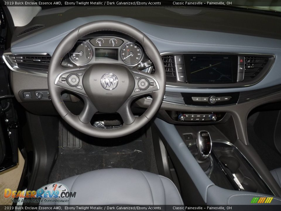 2019 Buick Enclave Essence AWD Ebony Twilight Metallic / Dark Galvanized/Ebony Accents Photo #9