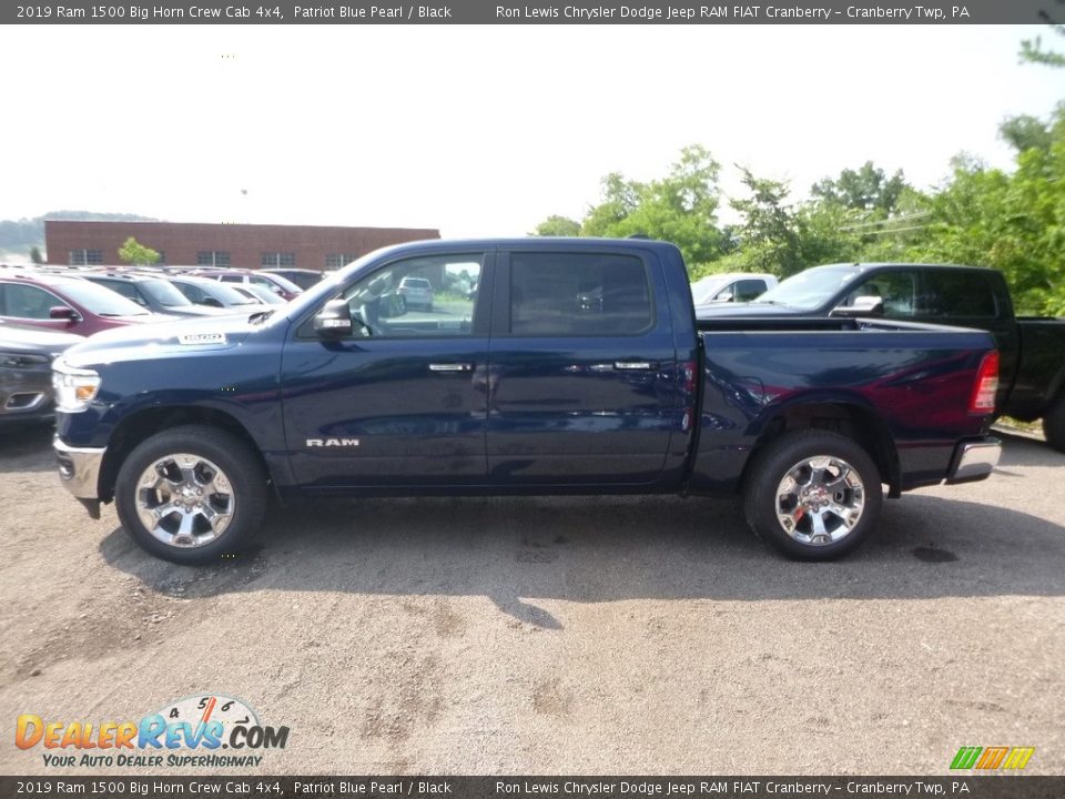 2019 Ram 1500 Big Horn Crew Cab 4x4 Patriot Blue Pearl / Black Photo #2