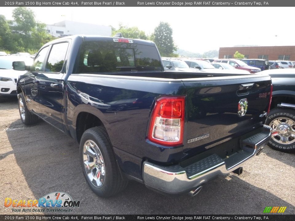 2019 Ram 1500 Big Horn Crew Cab 4x4 Patriot Blue Pearl / Black Photo #3