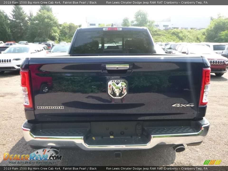 2019 Ram 1500 Big Horn Crew Cab 4x4 Patriot Blue Pearl / Black Photo #4