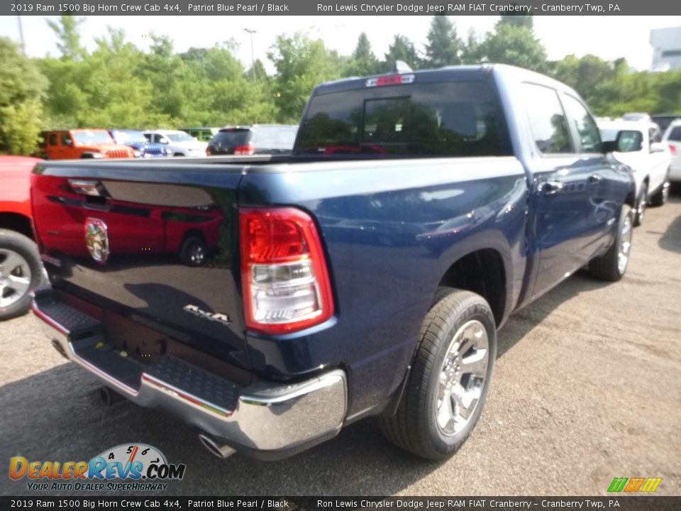 2019 Ram 1500 Big Horn Crew Cab 4x4 Patriot Blue Pearl / Black Photo #5
