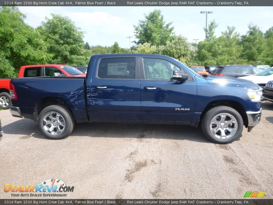 2019 Ram 1500 Big Horn Crew Cab 4x4 Patriot Blue Pearl / Black Photo #6