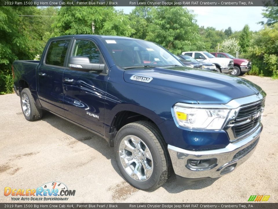 2019 Ram 1500 Big Horn Crew Cab 4x4 Patriot Blue Pearl / Black Photo #7