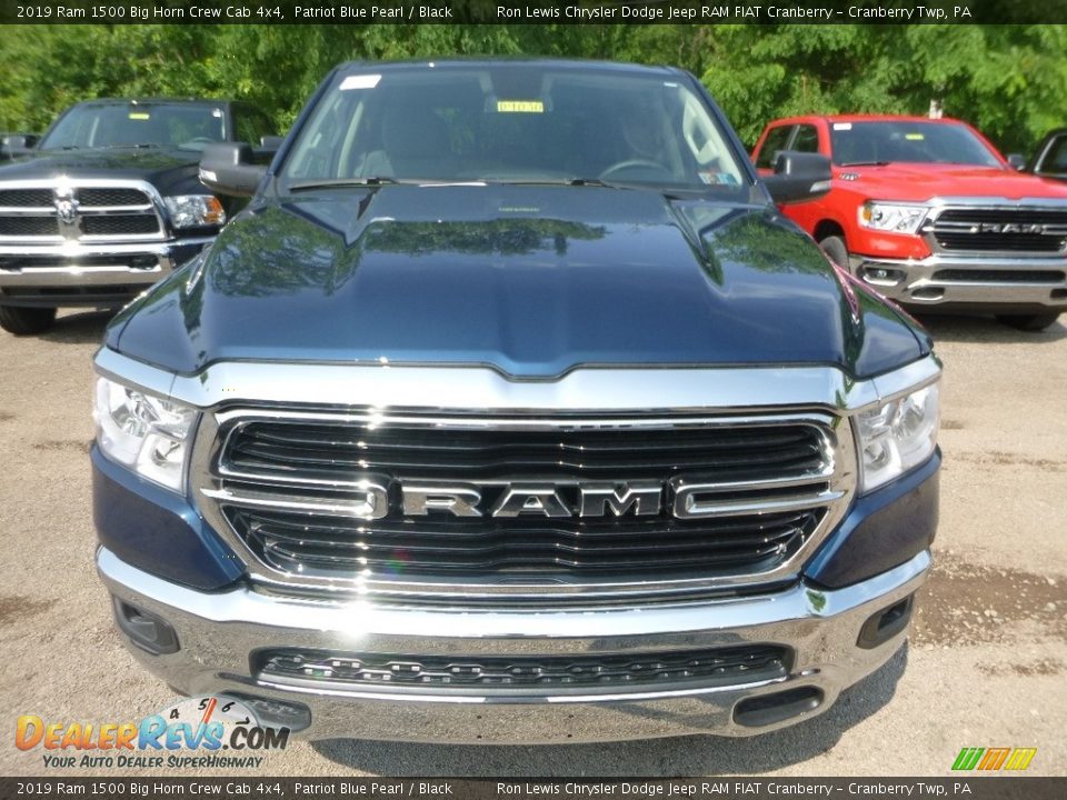 2019 Ram 1500 Big Horn Crew Cab 4x4 Patriot Blue Pearl / Black Photo #8