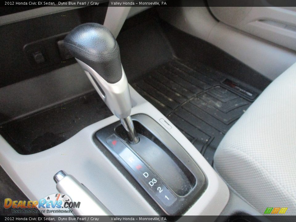 2012 Honda Civic EX Sedan Dyno Blue Pearl / Gray Photo #14