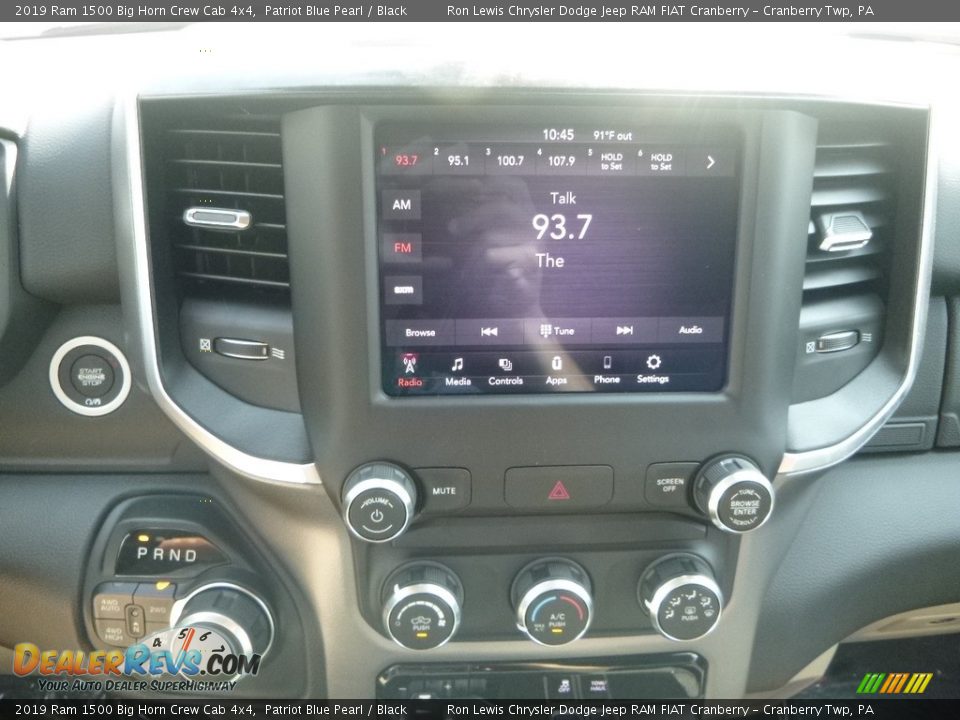 2019 Ram 1500 Big Horn Crew Cab 4x4 Patriot Blue Pearl / Black Photo #17