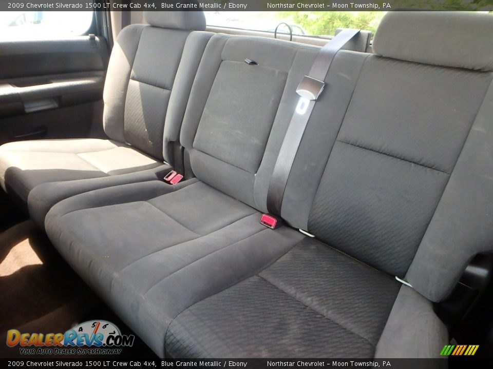 2009 Chevrolet Silverado 1500 LT Crew Cab 4x4 Blue Granite Metallic / Ebony Photo #9