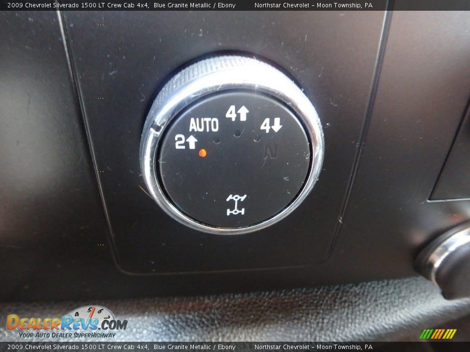 2009 Chevrolet Silverado 1500 LT Crew Cab 4x4 Blue Granite Metallic / Ebony Photo #12