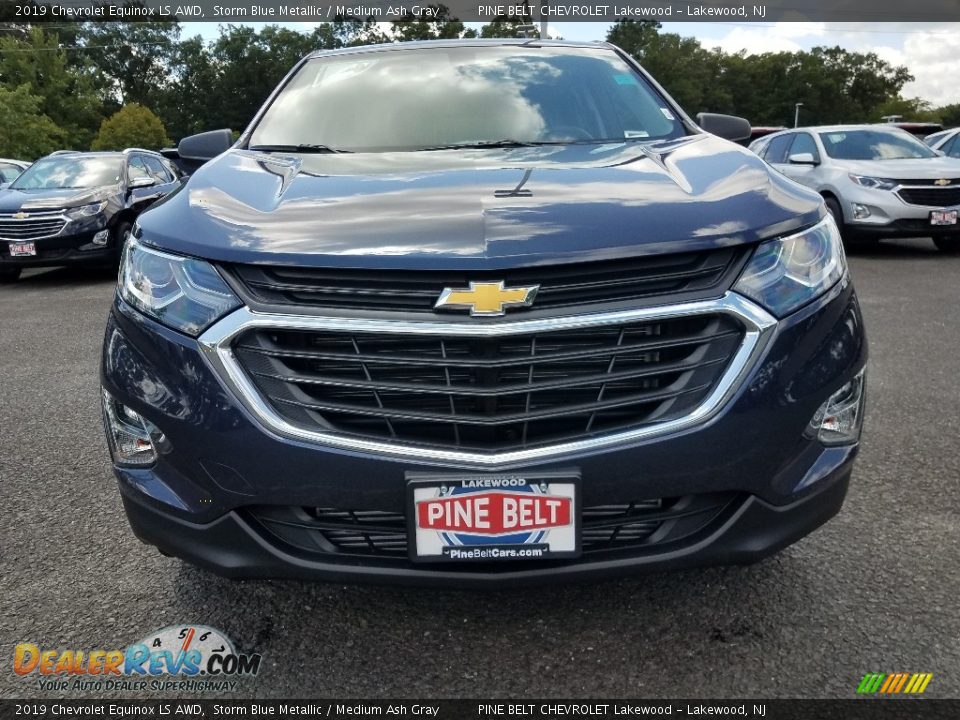 2019 Chevrolet Equinox LS AWD Storm Blue Metallic / Medium Ash Gray Photo #2