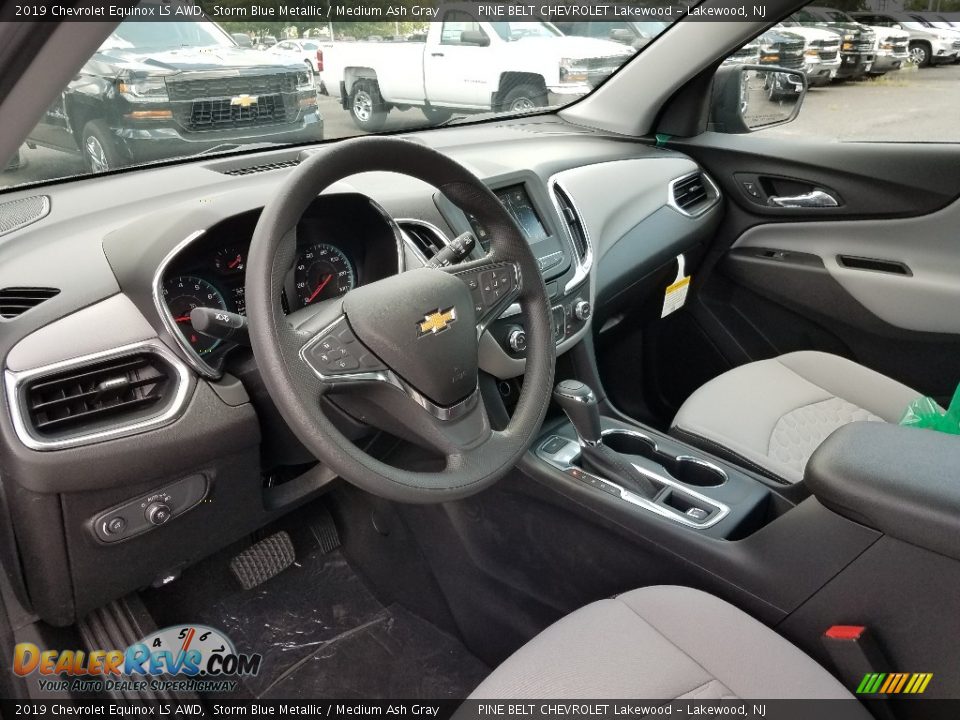 2019 Chevrolet Equinox LS AWD Storm Blue Metallic / Medium Ash Gray Photo #7