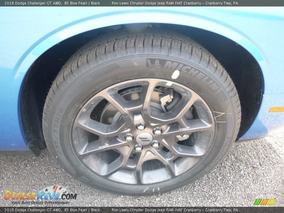 2018 Dodge Challenger GT AWD B5 Blue Pearl / Black Photo #8