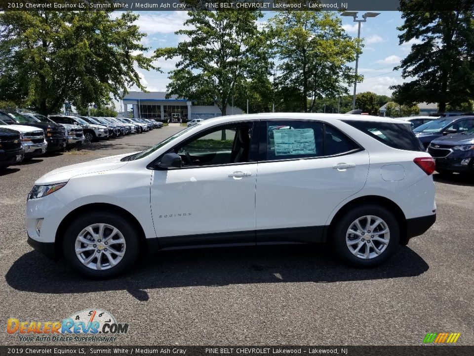 2019 Chevrolet Equinox LS Summit White / Medium Ash Gray Photo #3