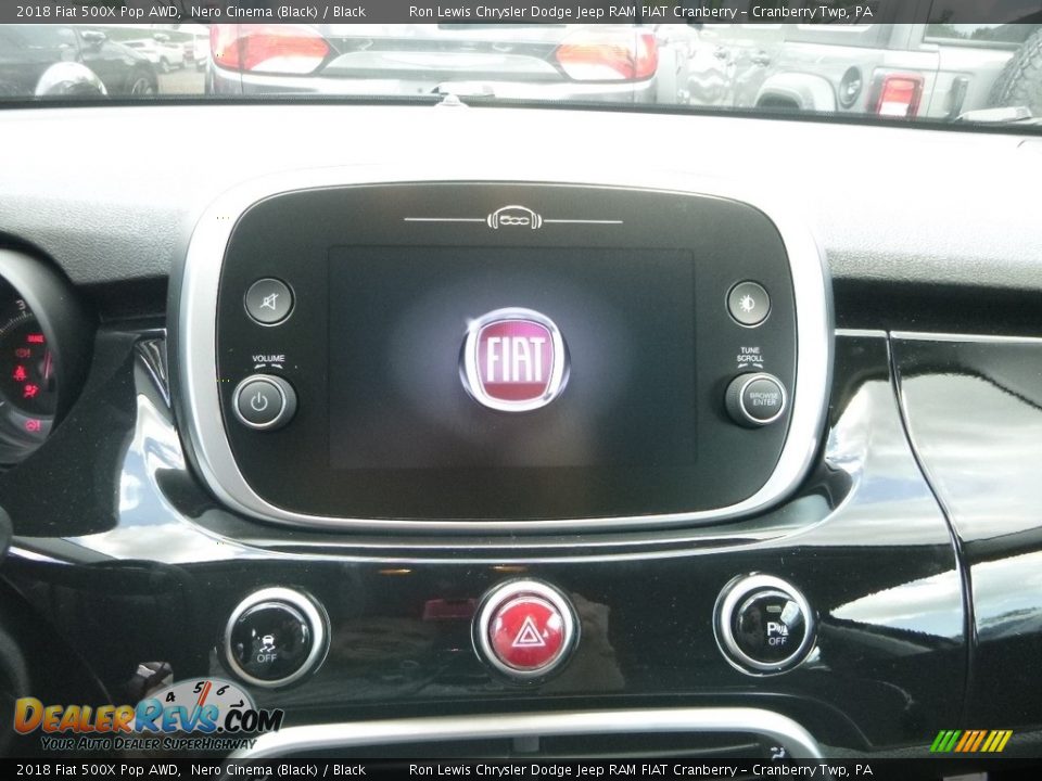 2018 Fiat 500X Pop AWD Nero Cinema (Black) / Black Photo #14