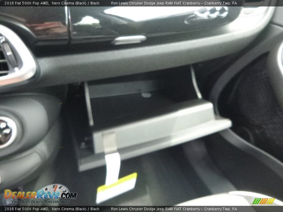 2018 Fiat 500X Pop AWD Nero Cinema (Black) / Black Photo #20