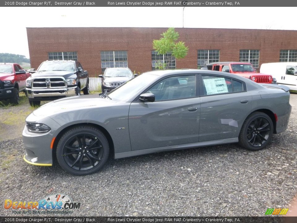 2018 Dodge Charger R/T Destroyer Gray / Black Photo #2