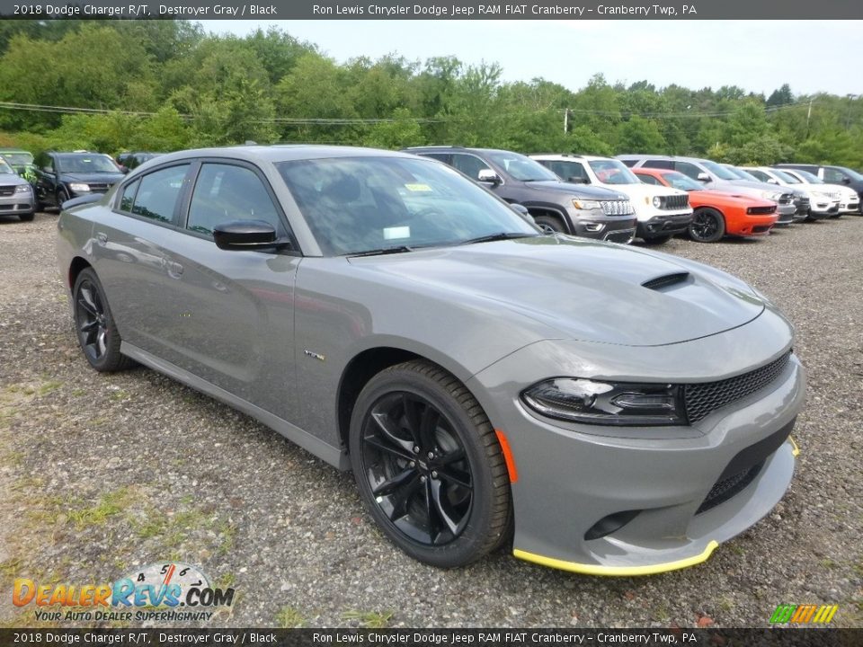 2018 Dodge Charger R/T Destroyer Gray / Black Photo #7