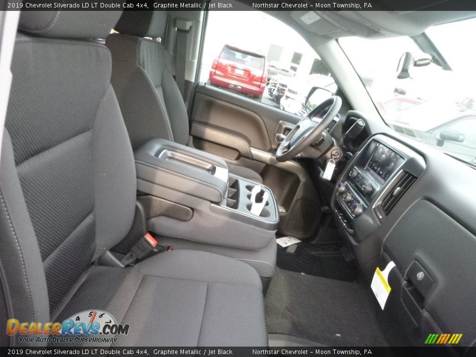 2019 Chevrolet Silverado LD LT Double Cab 4x4 Graphite Metallic / Jet Black Photo #10