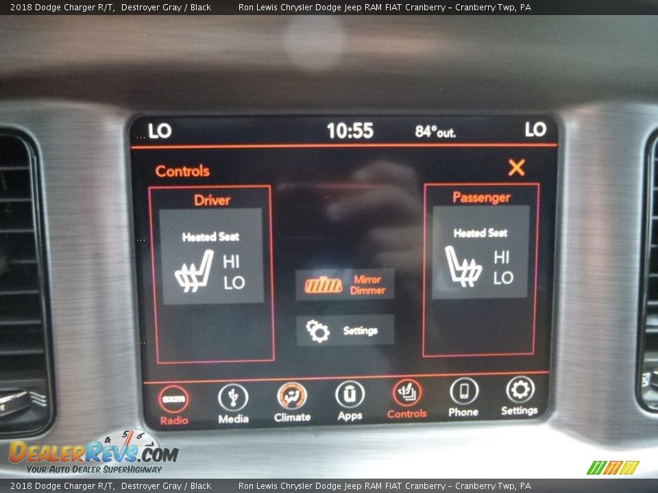 2018 Dodge Charger R/T Destroyer Gray / Black Photo #18