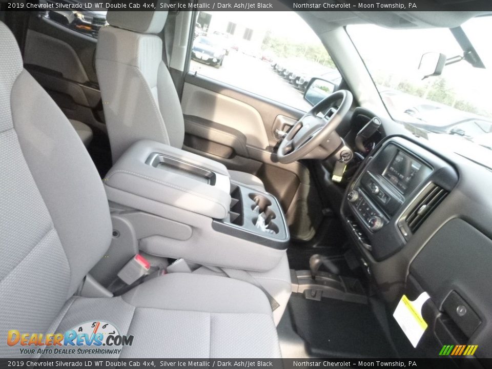 2019 Chevrolet Silverado LD WT Double Cab 4x4 Silver Ice Metallic / Dark Ash/Jet Black Photo #10