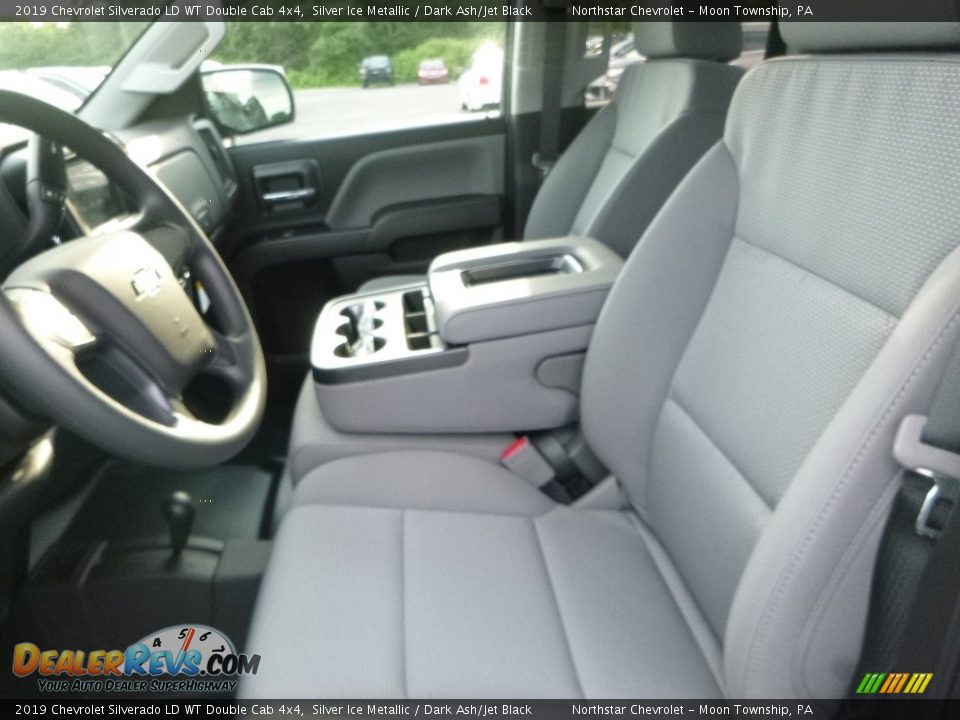 2019 Chevrolet Silverado LD WT Double Cab 4x4 Silver Ice Metallic / Dark Ash/Jet Black Photo #15