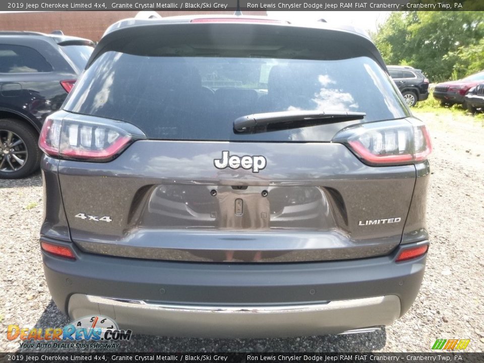 2019 Jeep Cherokee Limited 4x4 Granite Crystal Metallic / Black/Ski Grey Photo #3