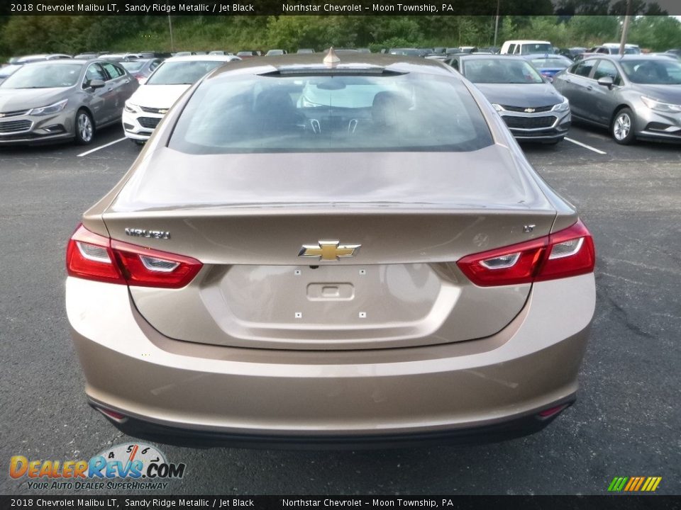 2018 Chevrolet Malibu LT Sandy Ridge Metallic / Jet Black Photo #4