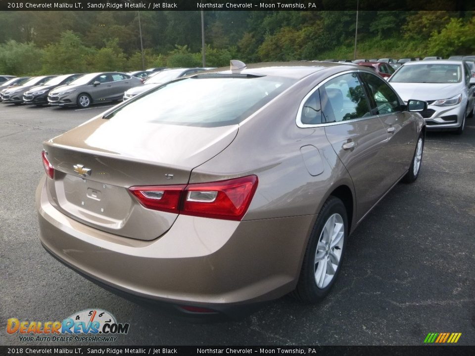 2018 Chevrolet Malibu LT Sandy Ridge Metallic / Jet Black Photo #5