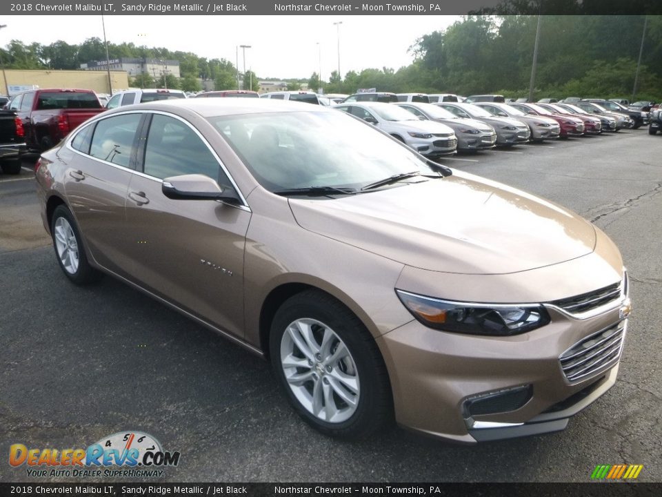 2018 Chevrolet Malibu LT Sandy Ridge Metallic / Jet Black Photo #7