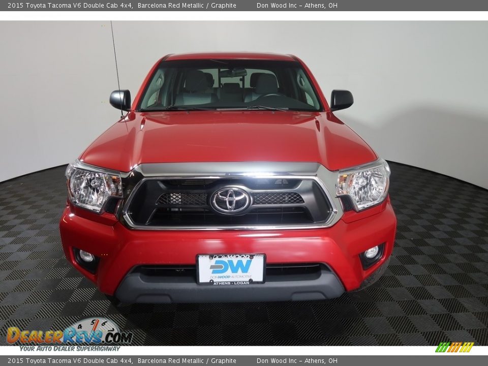 2015 Toyota Tacoma V6 Double Cab 4x4 Barcelona Red Metallic / Graphite Photo #5