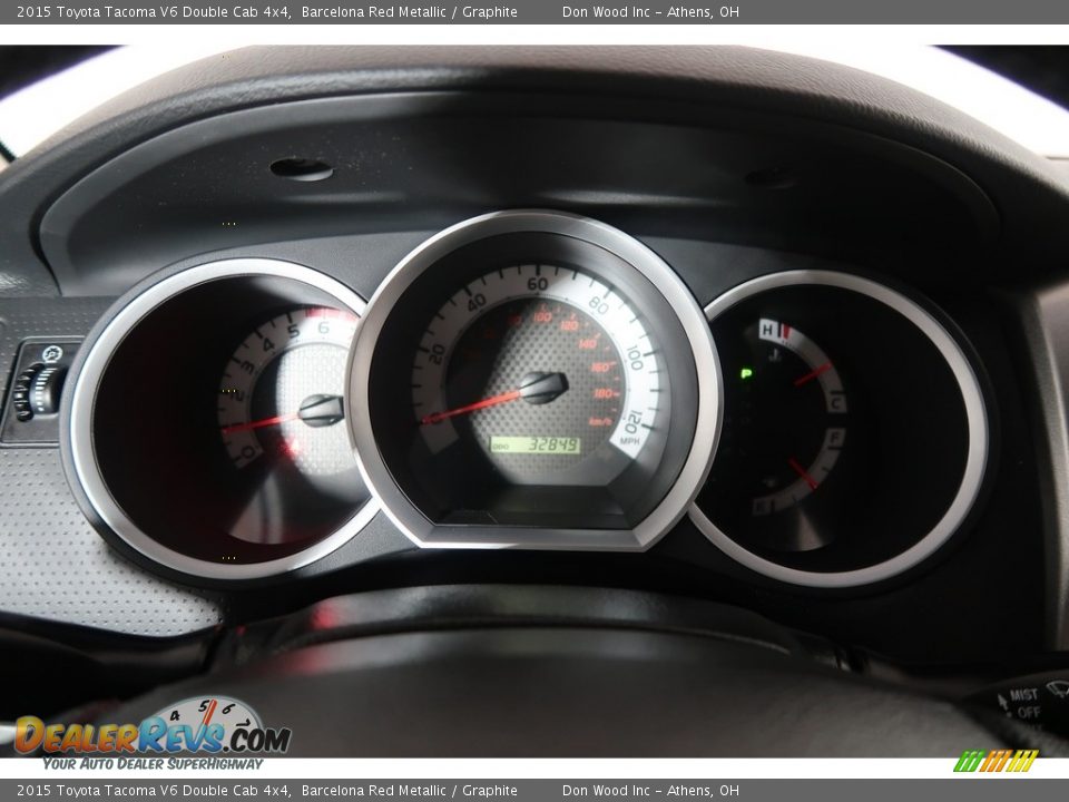 2015 Toyota Tacoma V6 Double Cab 4x4 Barcelona Red Metallic / Graphite Photo #18