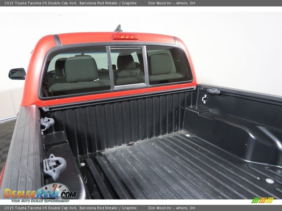 2015 Toyota Tacoma V6 Double Cab 4x4 Barcelona Red Metallic / Graphite Photo #29