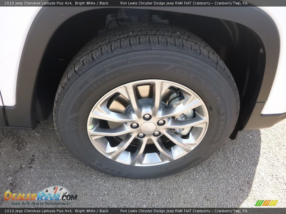 2019 Jeep Cherokee Latitude Plus 4x4 Bright White / Black Photo #9