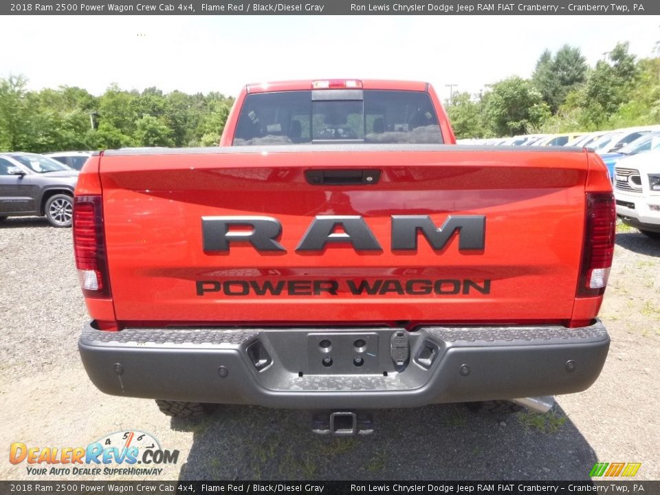 2018 Ram 2500 Power Wagon Crew Cab 4x4 Flame Red / Black/Diesel Gray Photo #4