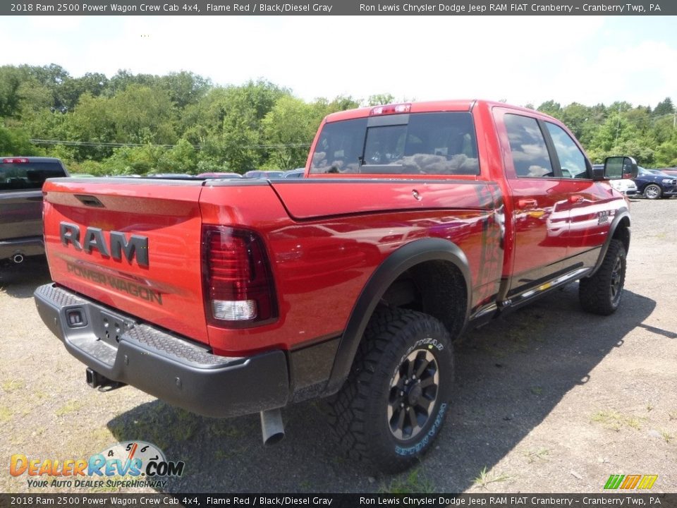 2018 Ram 2500 Power Wagon Crew Cab 4x4 Flame Red / Black/Diesel Gray Photo #5