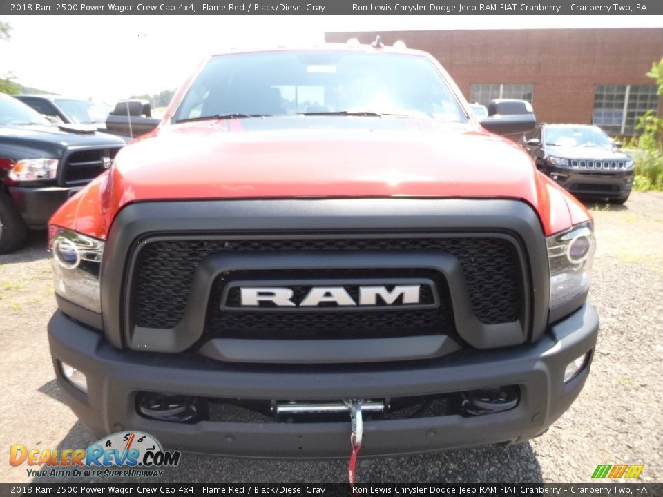 2018 Ram 2500 Power Wagon Crew Cab 4x4 Flame Red / Black/Diesel Gray Photo #8