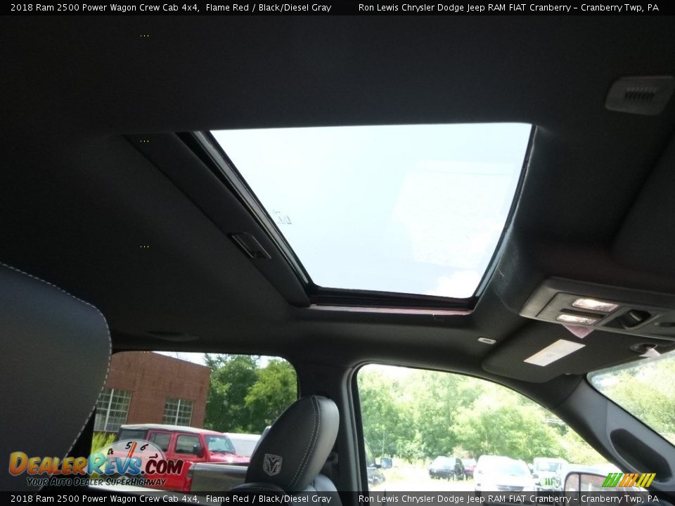 2018 Ram 2500 Power Wagon Crew Cab 4x4 Flame Red / Black/Diesel Gray Photo #11