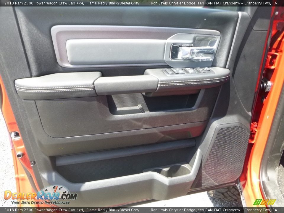 2018 Ram 2500 Power Wagon Crew Cab 4x4 Flame Red / Black/Diesel Gray Photo #13