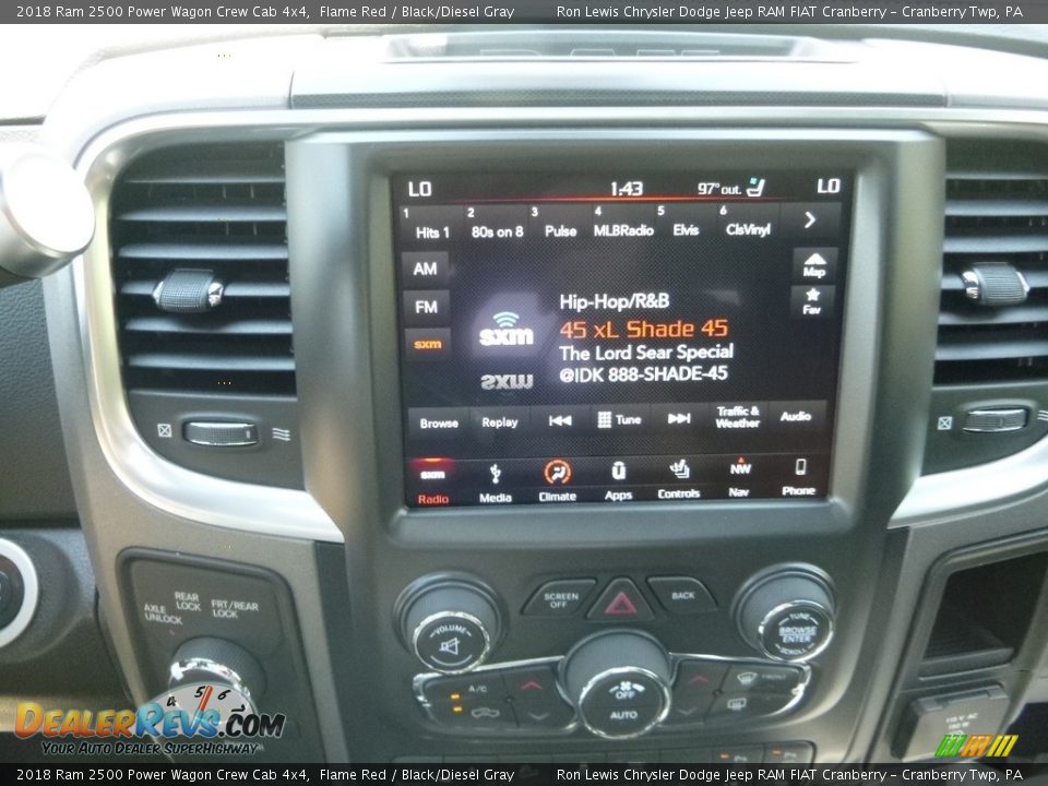 2018 Ram 2500 Power Wagon Crew Cab 4x4 Flame Red / Black/Diesel Gray Photo #16