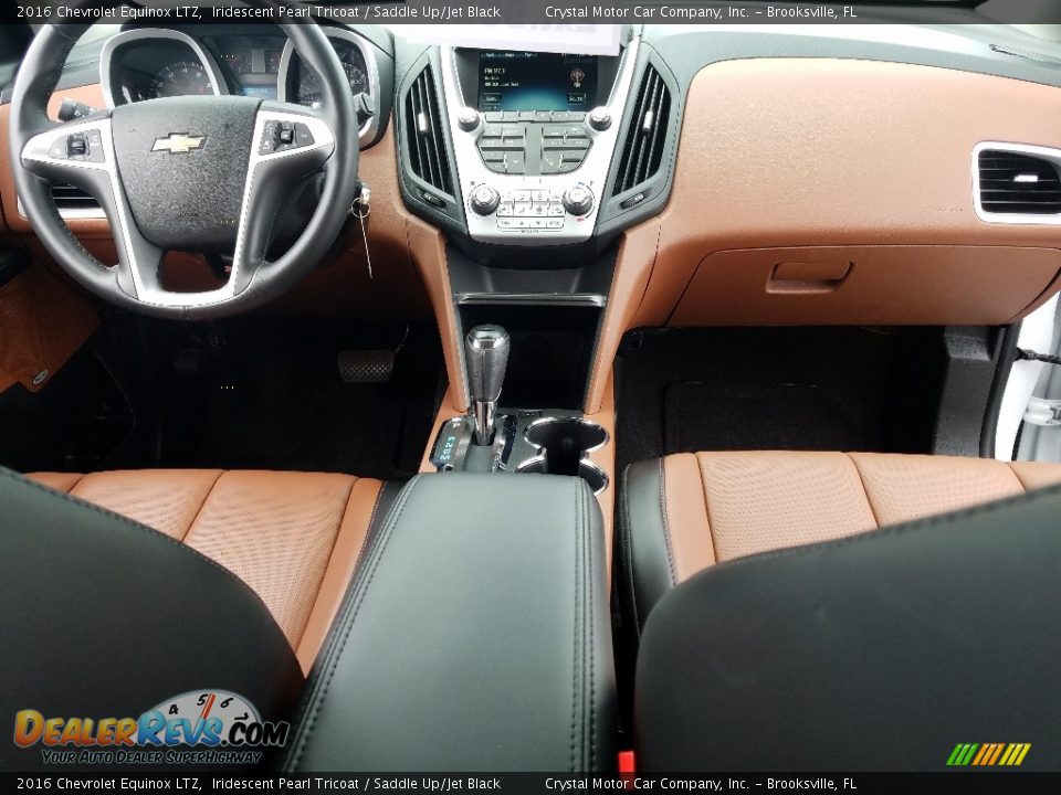 2016 Chevrolet Equinox LTZ Iridescent Pearl Tricoat / Saddle Up/Jet Black Photo #13