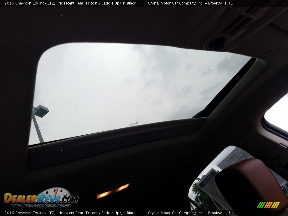 2016 Chevrolet Equinox LTZ Iridescent Pearl Tricoat / Saddle Up/Jet Black Photo #18
