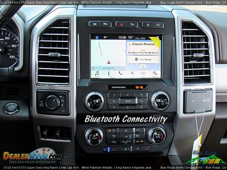 2018 Ford F250 Super Duty King Ranch Crew Cab 4x4 White Platinum Metallic / King Ranch Kingsville Java Photo #14