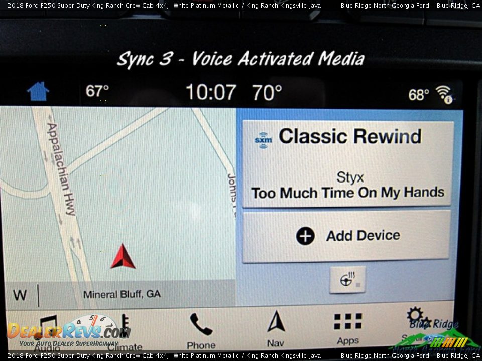 2018 Ford F250 Super Duty King Ranch Crew Cab 4x4 White Platinum Metallic / King Ranch Kingsville Java Photo #15