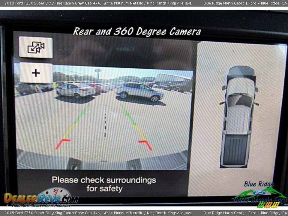 2018 Ford F250 Super Duty King Ranch Crew Cab 4x4 White Platinum Metallic / King Ranch Kingsville Java Photo #16
